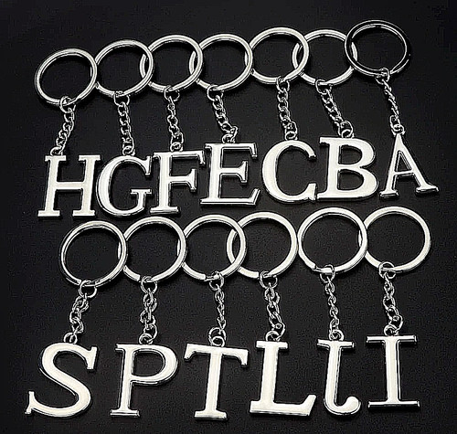 Schlüsselanhänger buchstabe - schlüsselanhänger,